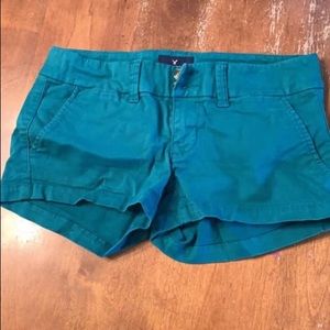 American Eagle Teal Shorts
